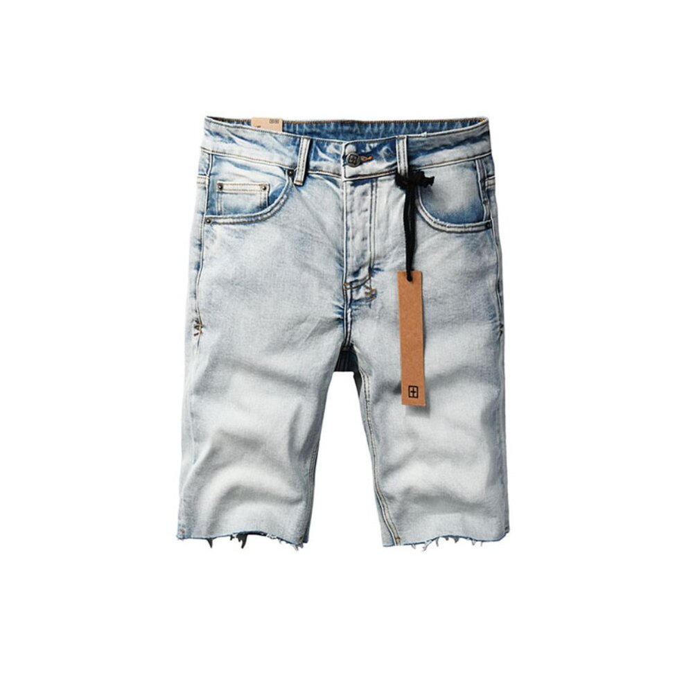 Ksubi Raw Hem Denim Shorts